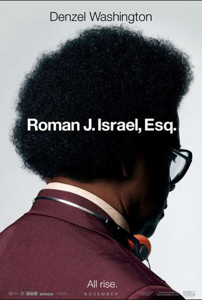 Roman J Israel, Esq. von Dan Gilroy - Filmplakat