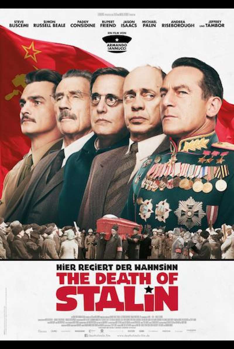 The Death of Stalin von Armando Iannucci - Filmplakat