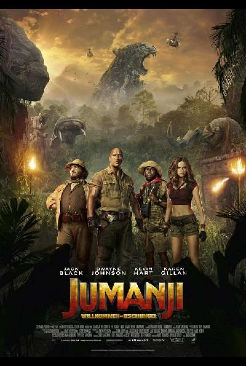 Jumanji - Willkommen im Dschungel - Filmplakat