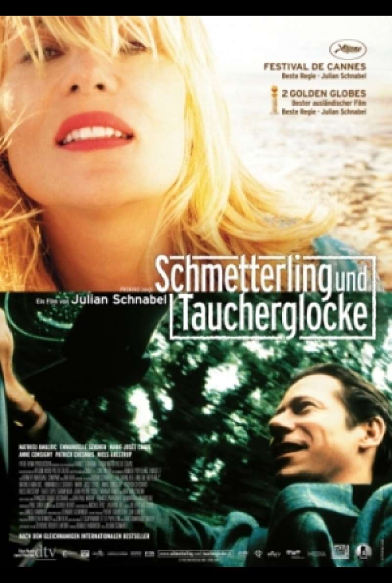 Filmplakat zu Schmetterling und Taucherglocke / Le scaphandre et le papillon von Julian Schnabel
