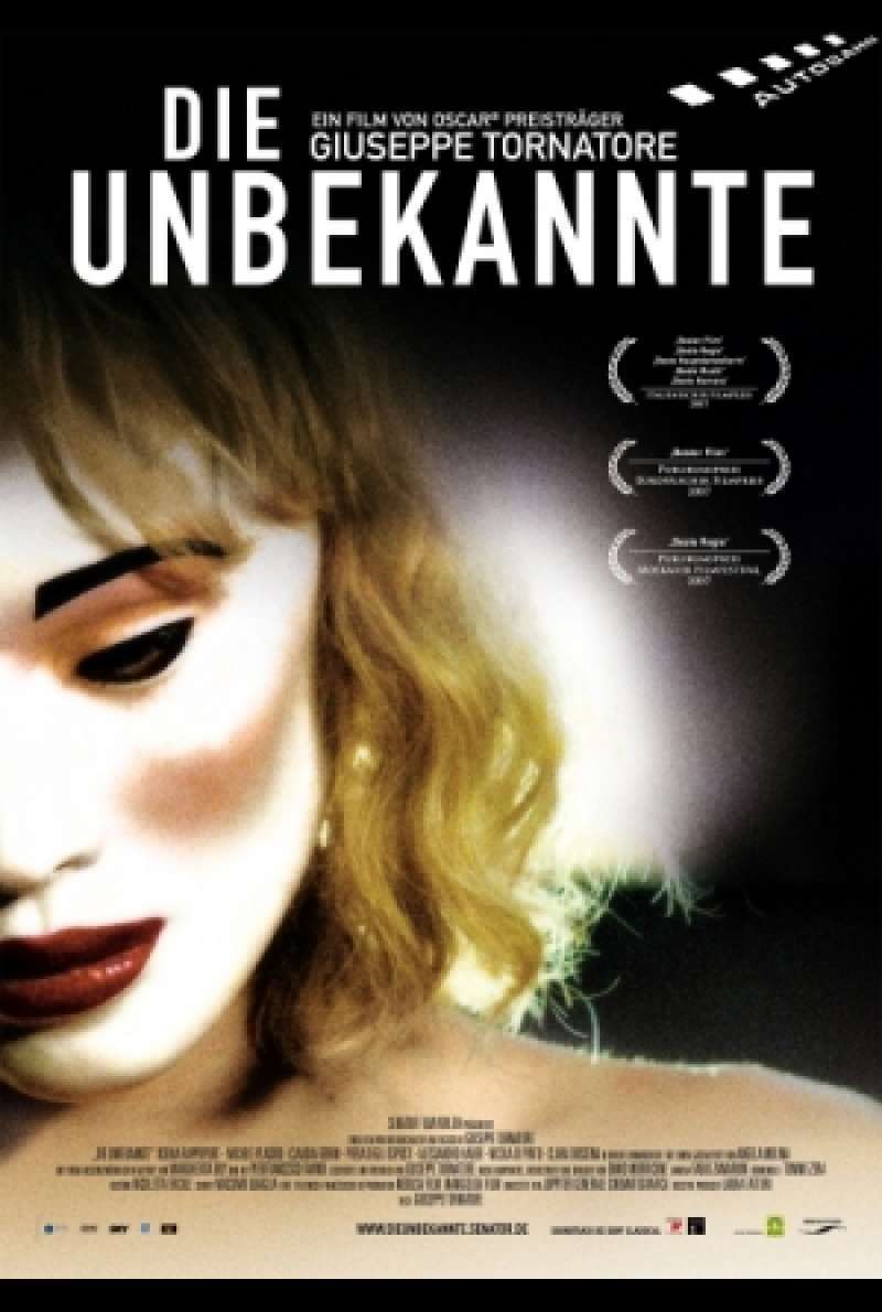 Filmplakat zu Die Unbekannte / La Sconosciuta von Giuseppe Tornatore