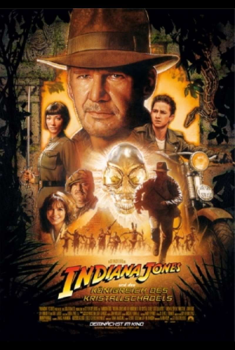 Filmplakat zu Indiana Jones und das Königreich des Kristallschädels / Indiana Jones and the Kingdom of the Crystal Skull von Steven Spielberg