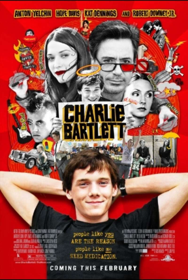 Amerikanisches Filmplakat  zu Charlie Bartlett von Jon Poll