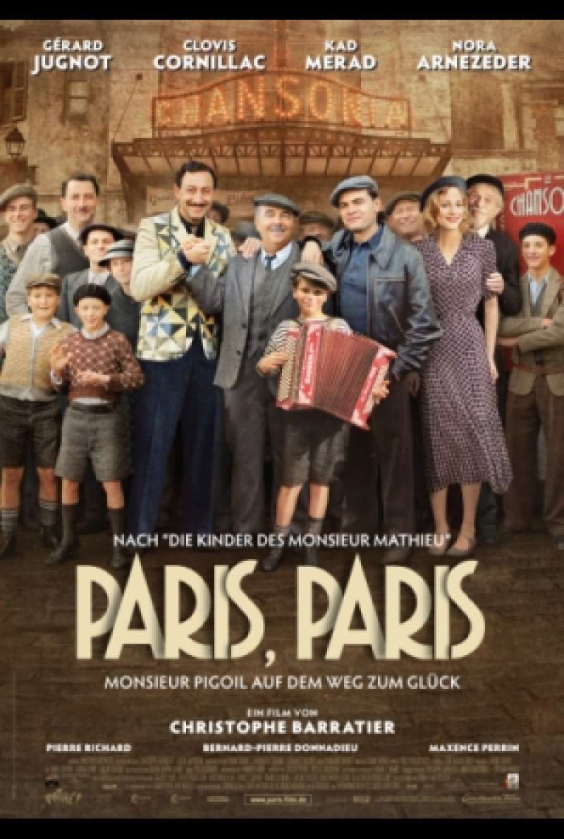 Filmplakat zu Paris, Paris - Monsieur Pigoil auf dem Weg zum Glück / Faubourg 36 von Christophe Barratier
