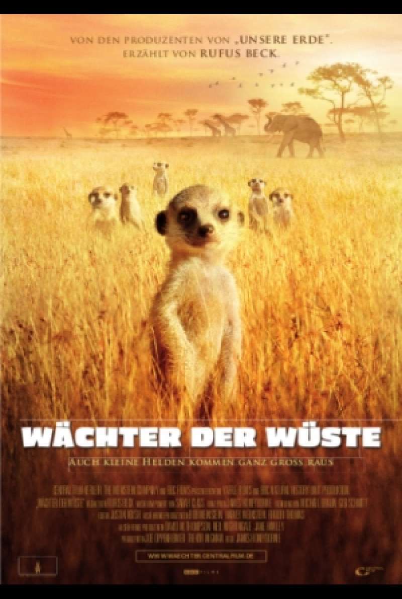 Filmplakat zu Wächter der Wüste / The Meerkats von James Honeyborne