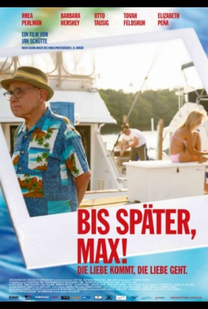 Filmplakat zu Bis später, Max / Love comes lately von Jan Schütte