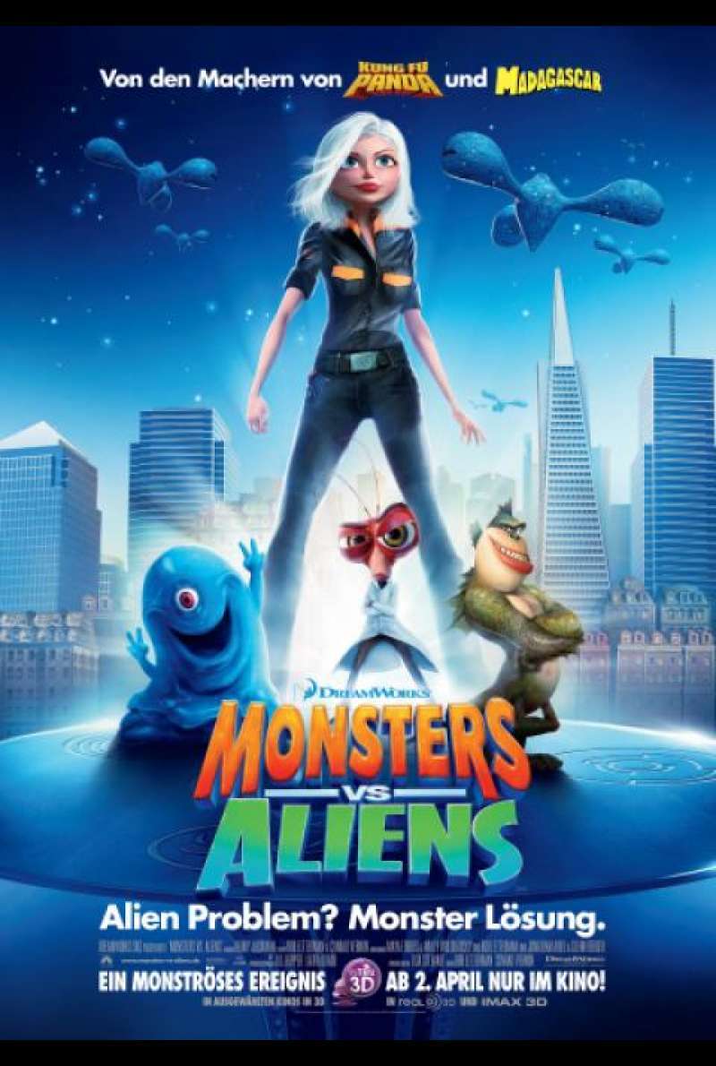 Monsters vs. Aliens - Filmplakat
