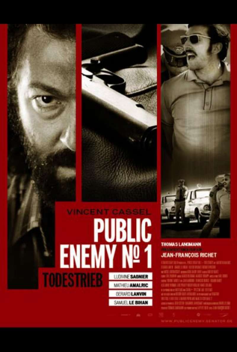 Public Enemy No. 1 - Todestrieb - Filmplakat