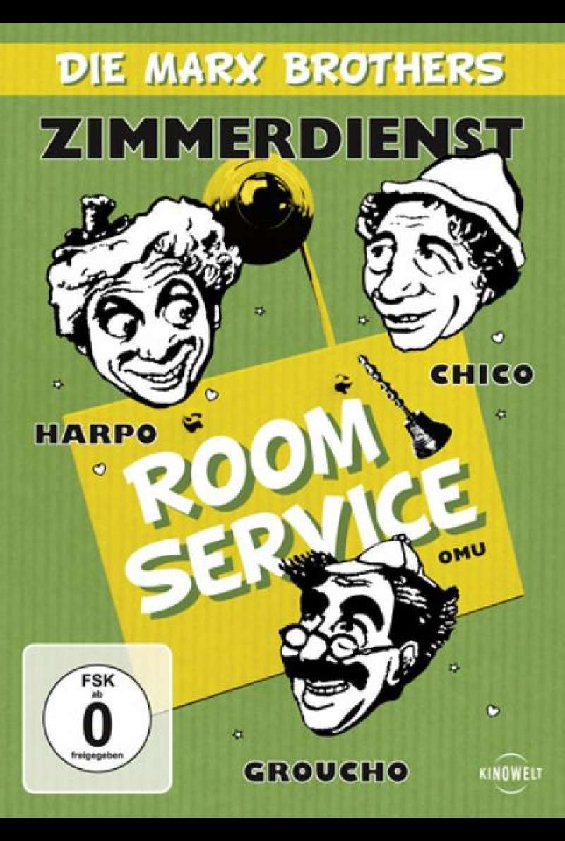 Die Marx Brothers - Zimmerdienst - DVD-Cover          