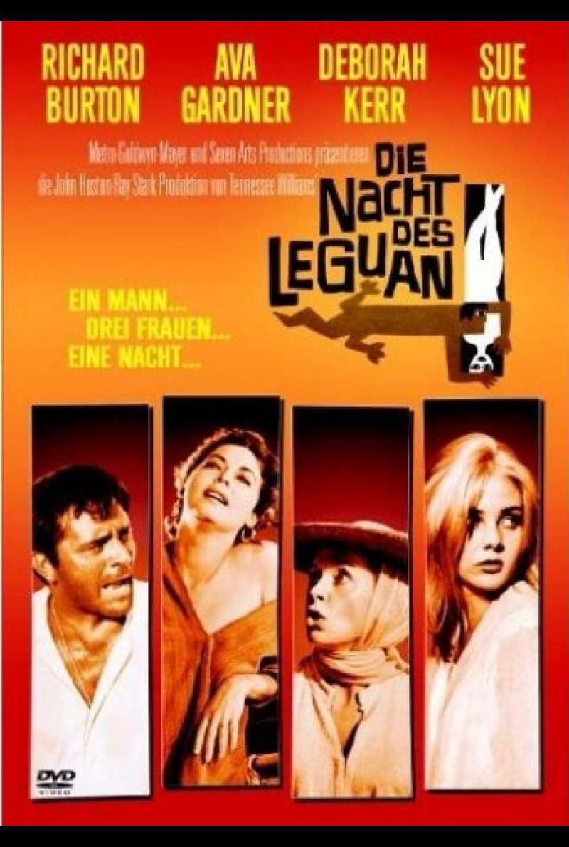 Die Nacht des Leguan - DVD-Cover
