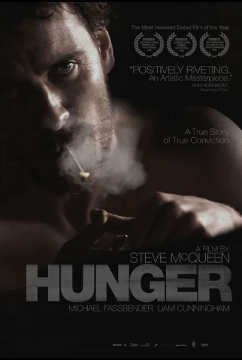 Hunger von Steve McQueen - Amerikanisches Filmplakat