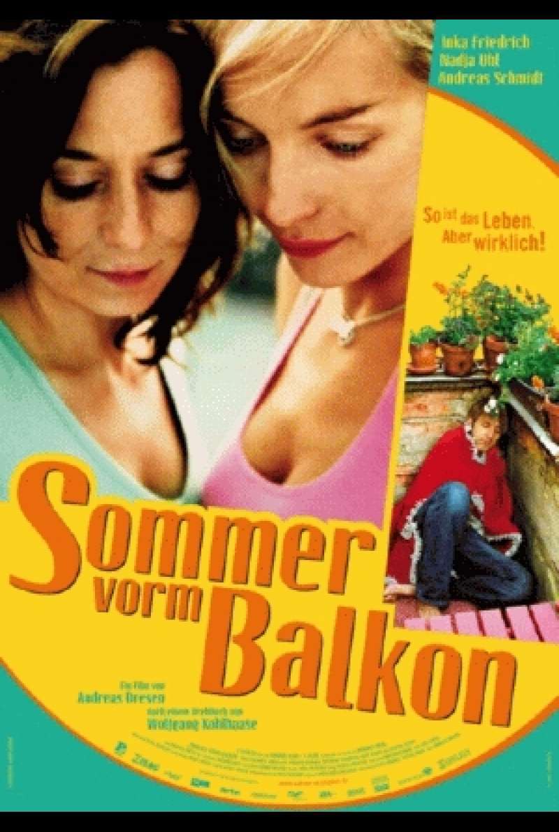 Sommer vorm Balkon - Plakat