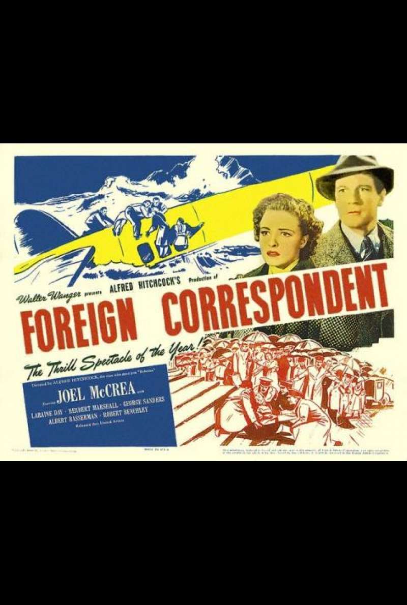 Der Auslandskorrespondent - Filmplakat