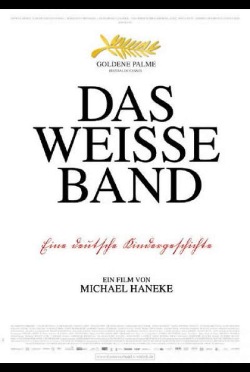 Das weiße Band - DVD-Cover