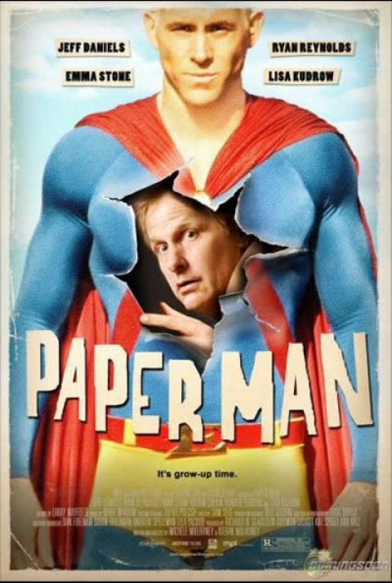 Paper Man - Filmplakat (US)