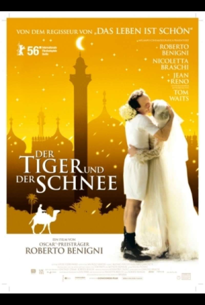 Filmplakat zu Der Tiger und der Schnee von Roberto Benigni