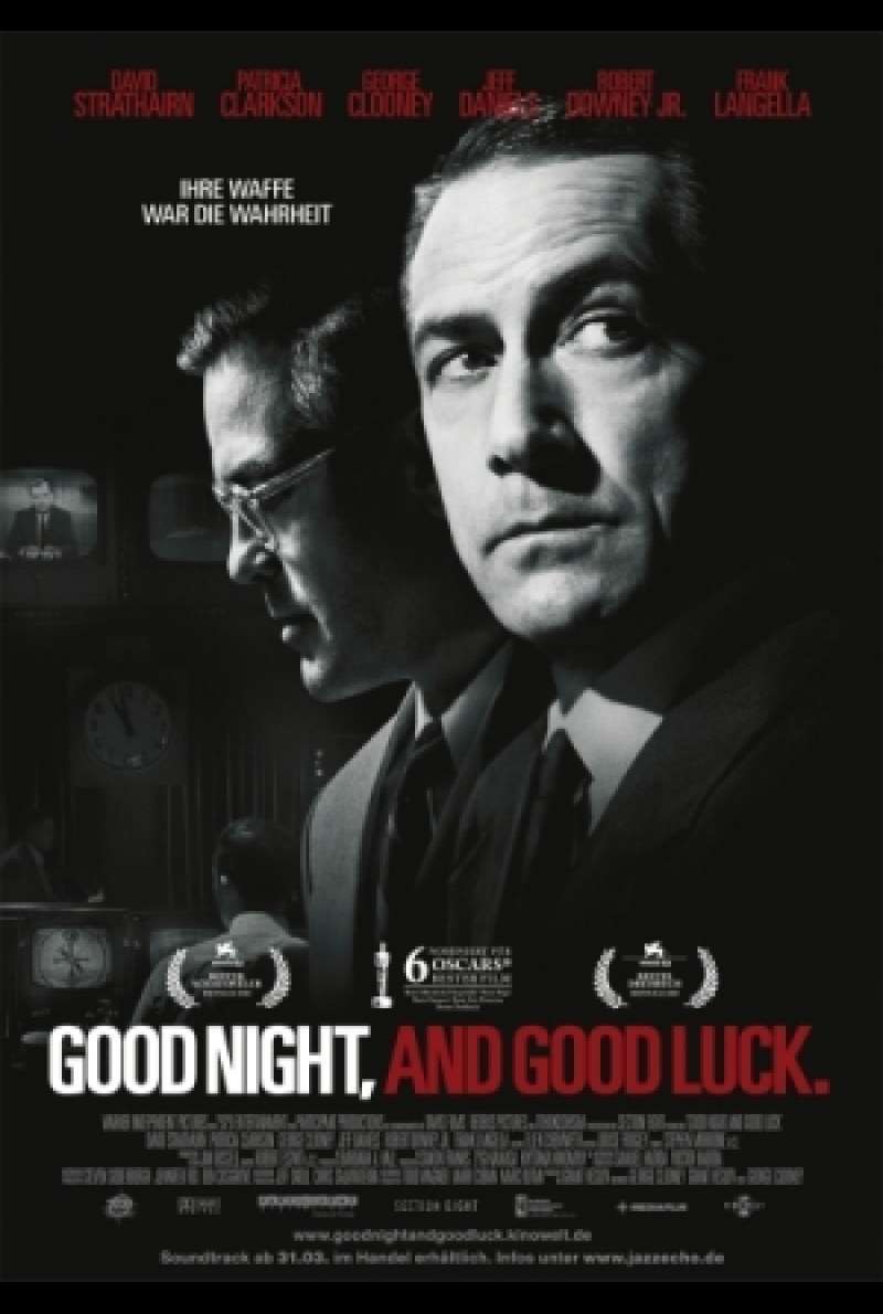 Filmplakat zu Good Night, And Good Luck von George Clooney