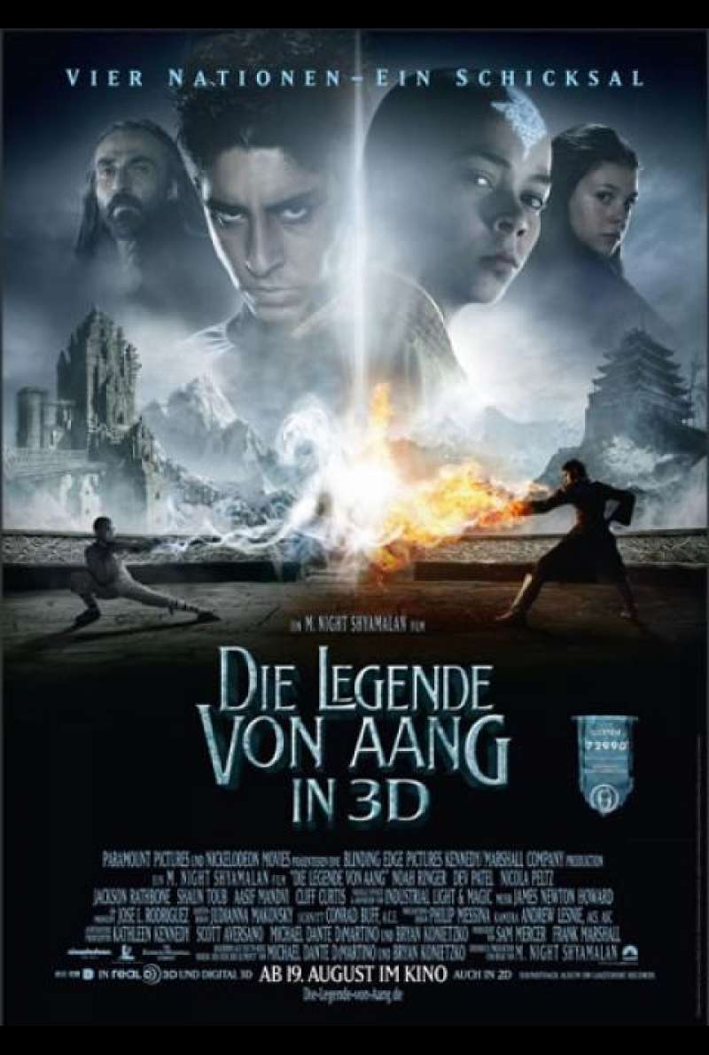 Die Legende von Aang - Filmplakat