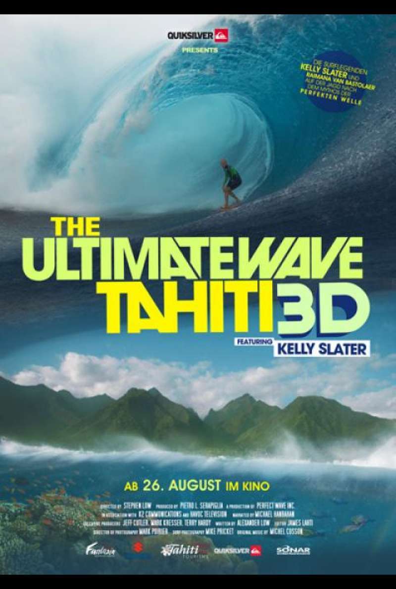 The Ultimate Wave Tahiti 3D - Filmplakat (DE)