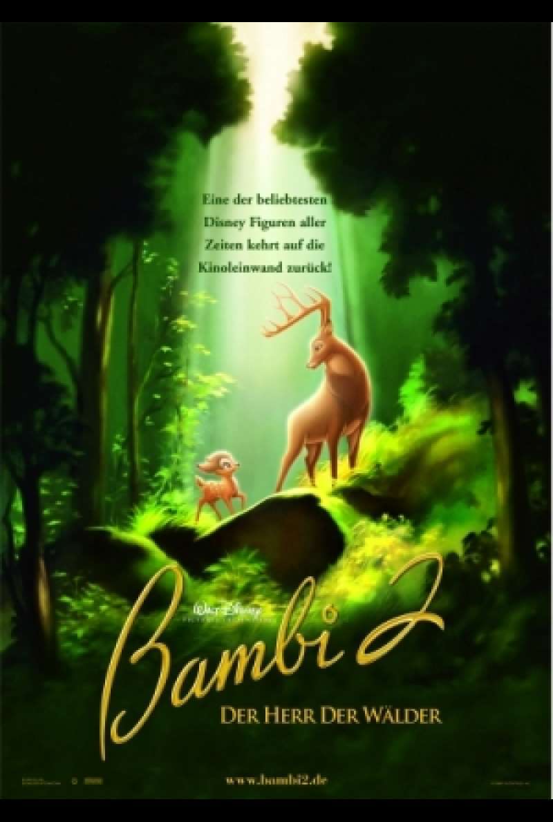 Filmplakat zu Bambi 2 - Der Herr der Wälder von Brian Pimental