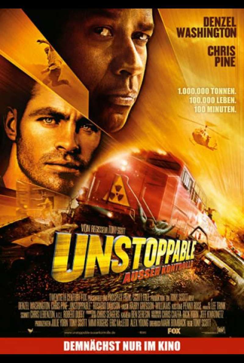 Unstoppable - Ausser Kontrolle - Filmplakat