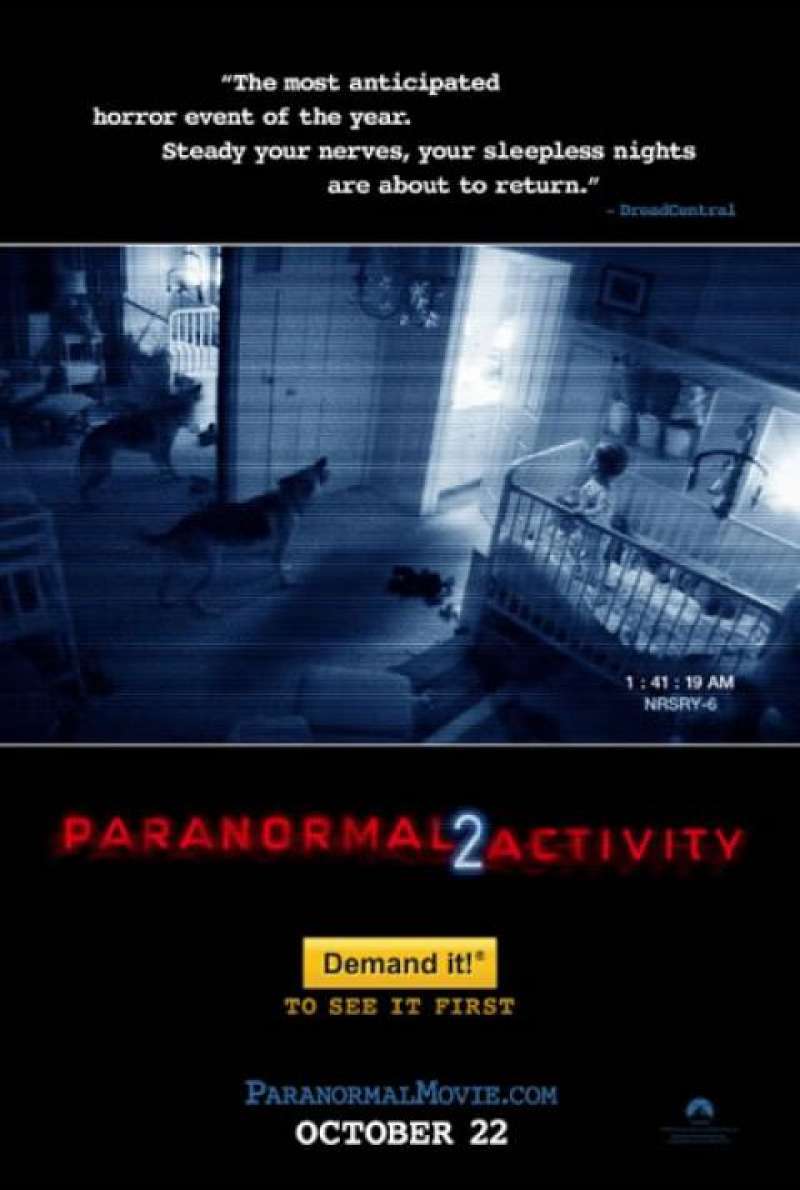 Paranormal Activity 2 - Filmplakat (US)