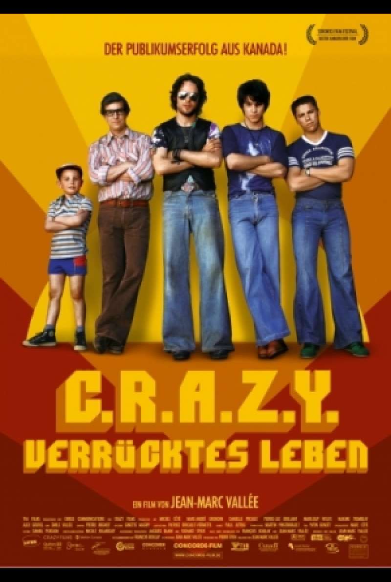 Filmplakat C.R.A.Z.Y. - Verrücktes Leben von Jean-Marc Vallée