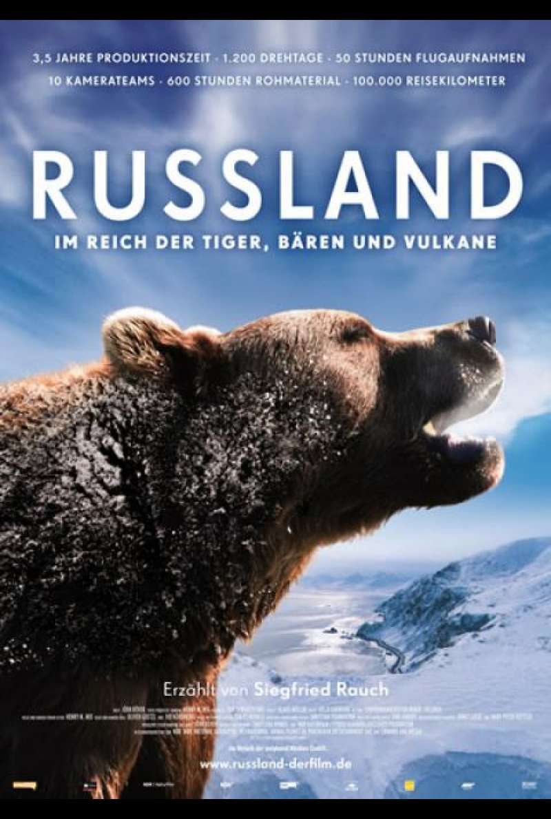 Russland - Im Reich der Tiger, Bären und Vulkane - Filmplakat