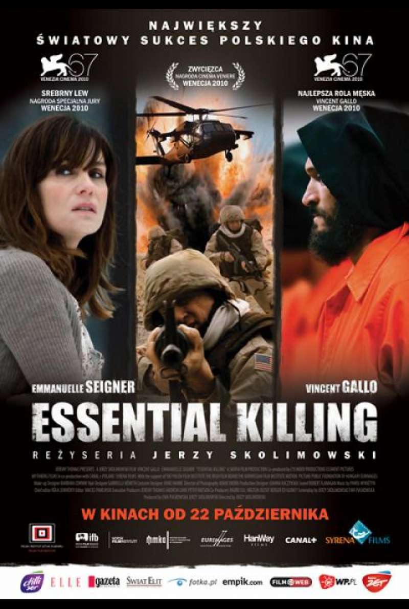 Essential Killing von Jerzy Skolimowski - Filmplakat (PL)