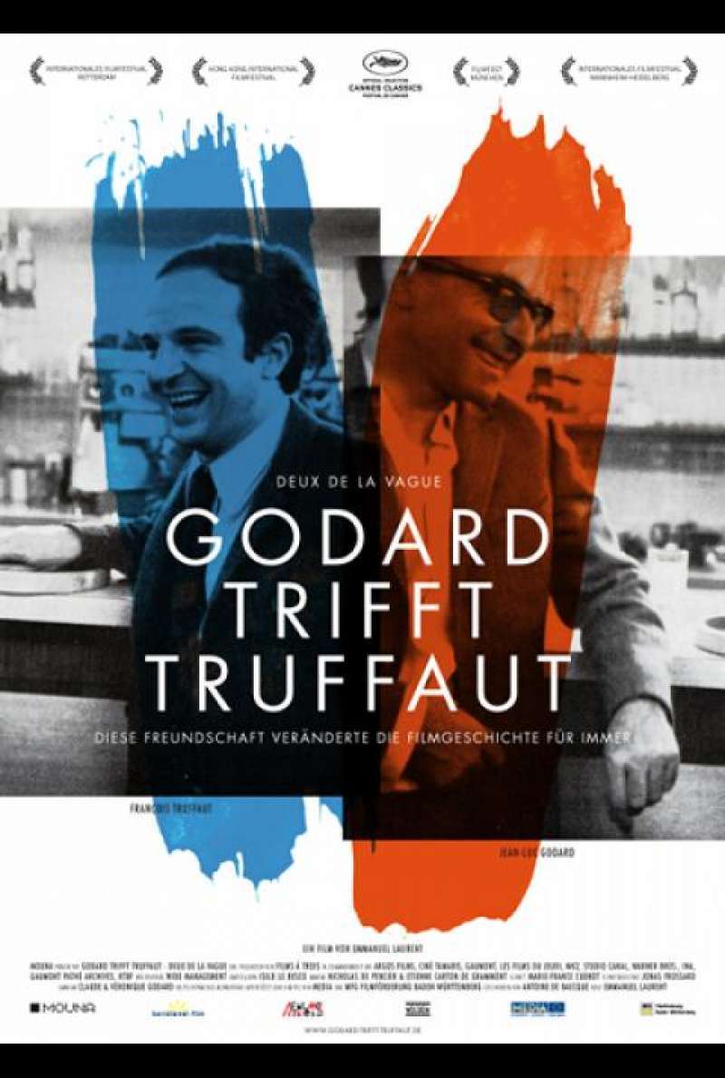 Godard trifft Truffaut - Deux de la Vague von Emmanuel Laurent - Filmplakat