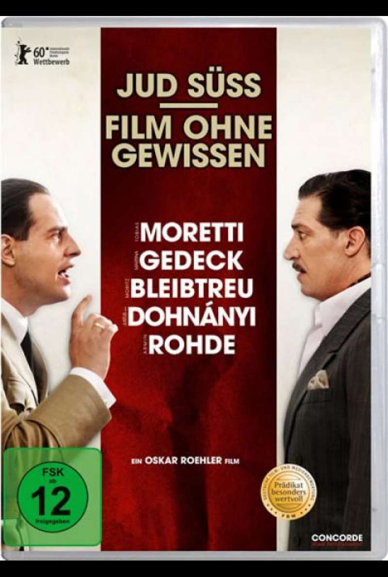 Jud Süß - Film ohne Gewissen - DVD-Cover