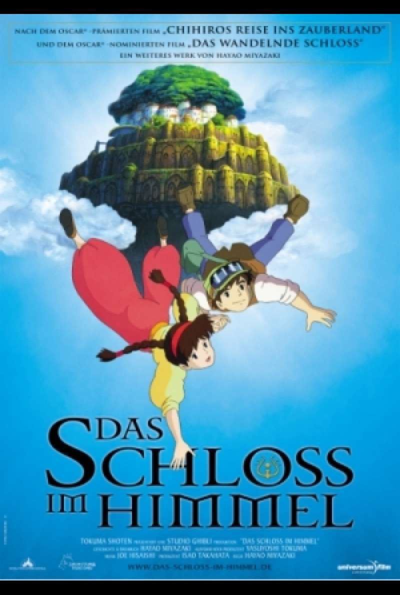 Filmplakat Das Schloss im Himmel / Tenkû no shiro Rapyuta von Hayao Miyazaki