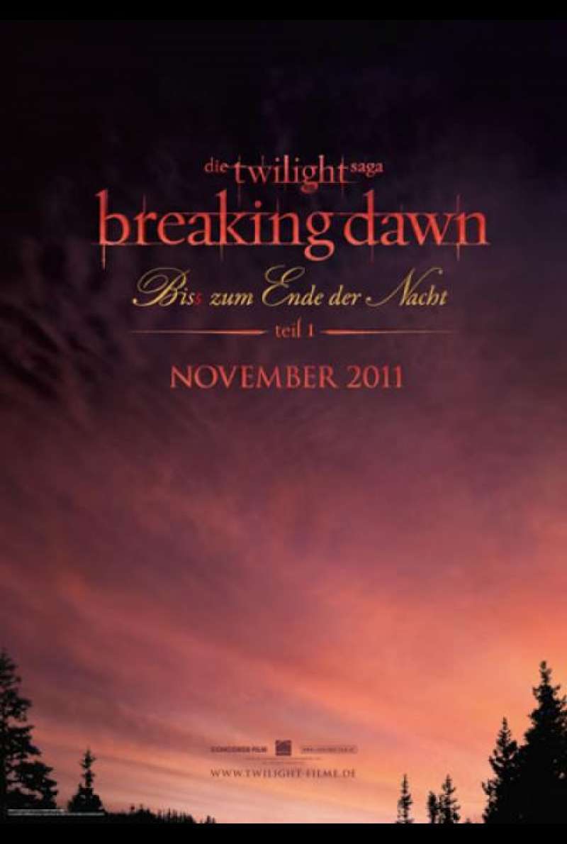 Breaking Dawn - Bis(s) zum Ende der Nacht (Teil 1) - Teaser