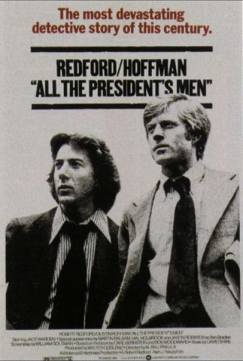 Die Unbestechlichen / All the President's Men - Filmplakat