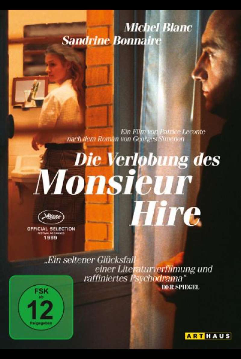 Die Verlobung des Monsieur Hire - DVD-Cover