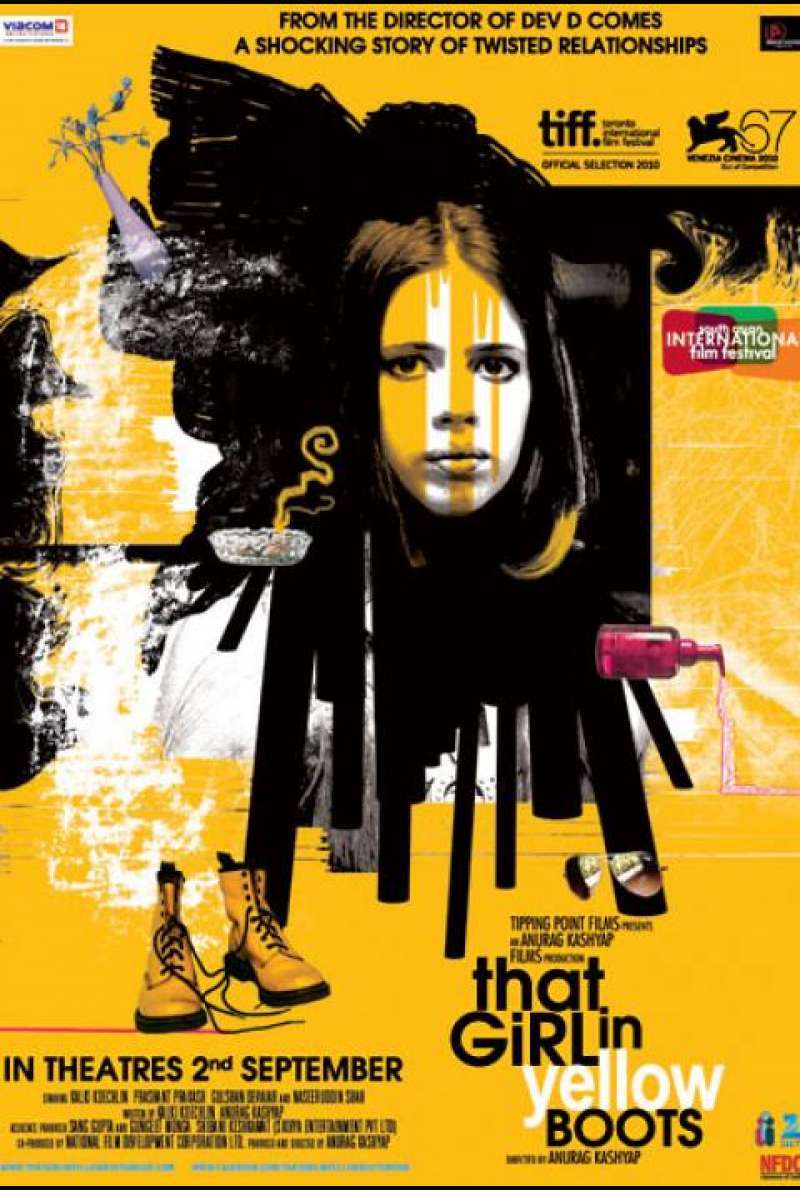 That Girl in Yellow Boots - Filmplakat (US)