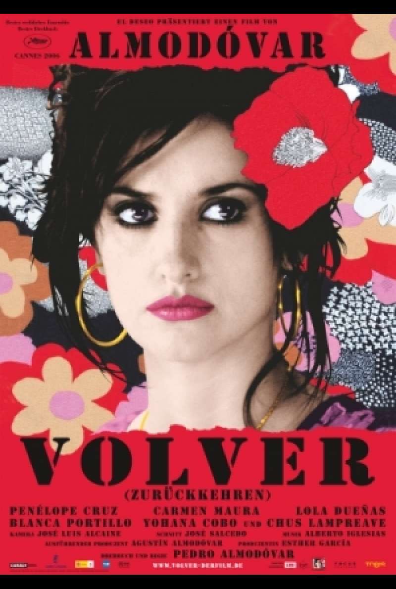 Filmplakat Volver / Zurückkehren von Pedro Almodóvar