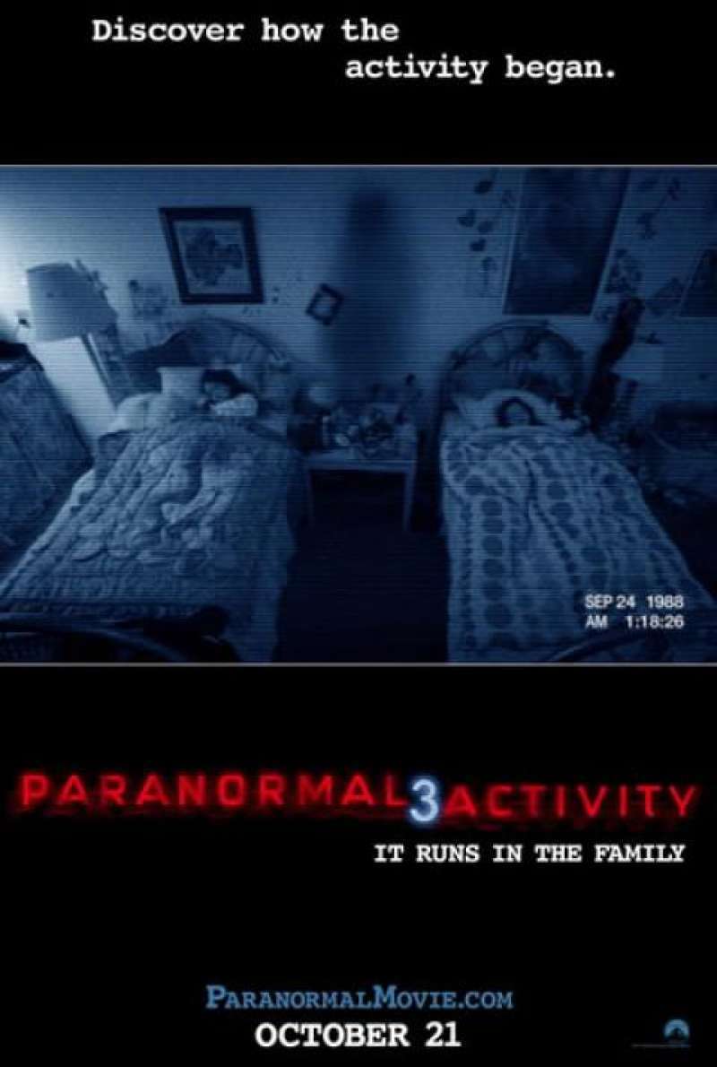 Paranormal Activity 3 - Filmplakat (US)