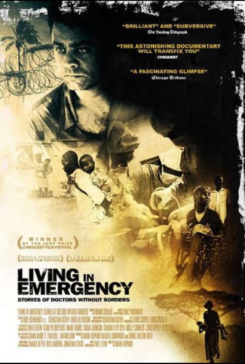 Living in Emergency: Stories of Doctors Without Borders - Filmplakat (US)