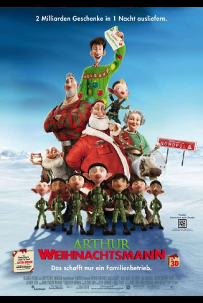 Arthur Weihnachtsmann - Filmplakat