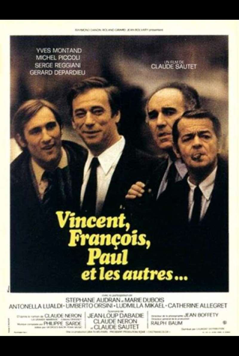 Vincent, François, Paul und die anderen - Filmplakat (FR)