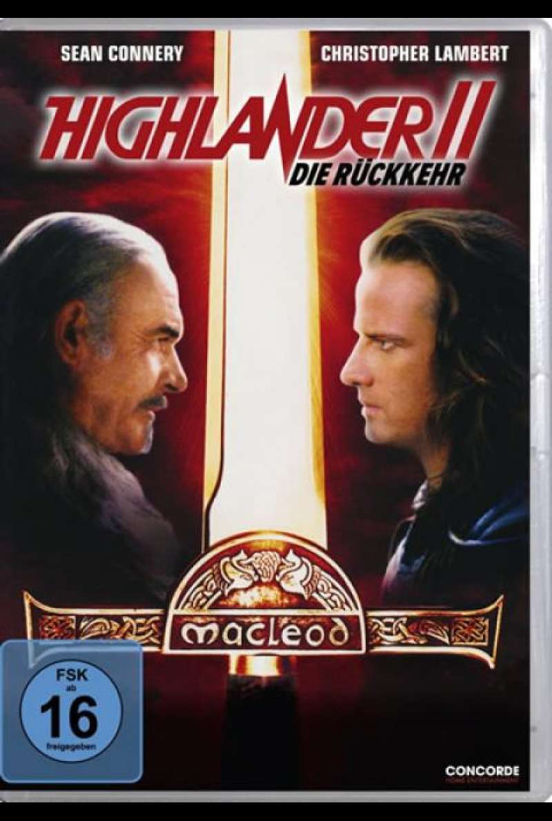 Highlander II - Die Rückkehr - DVD-Cover