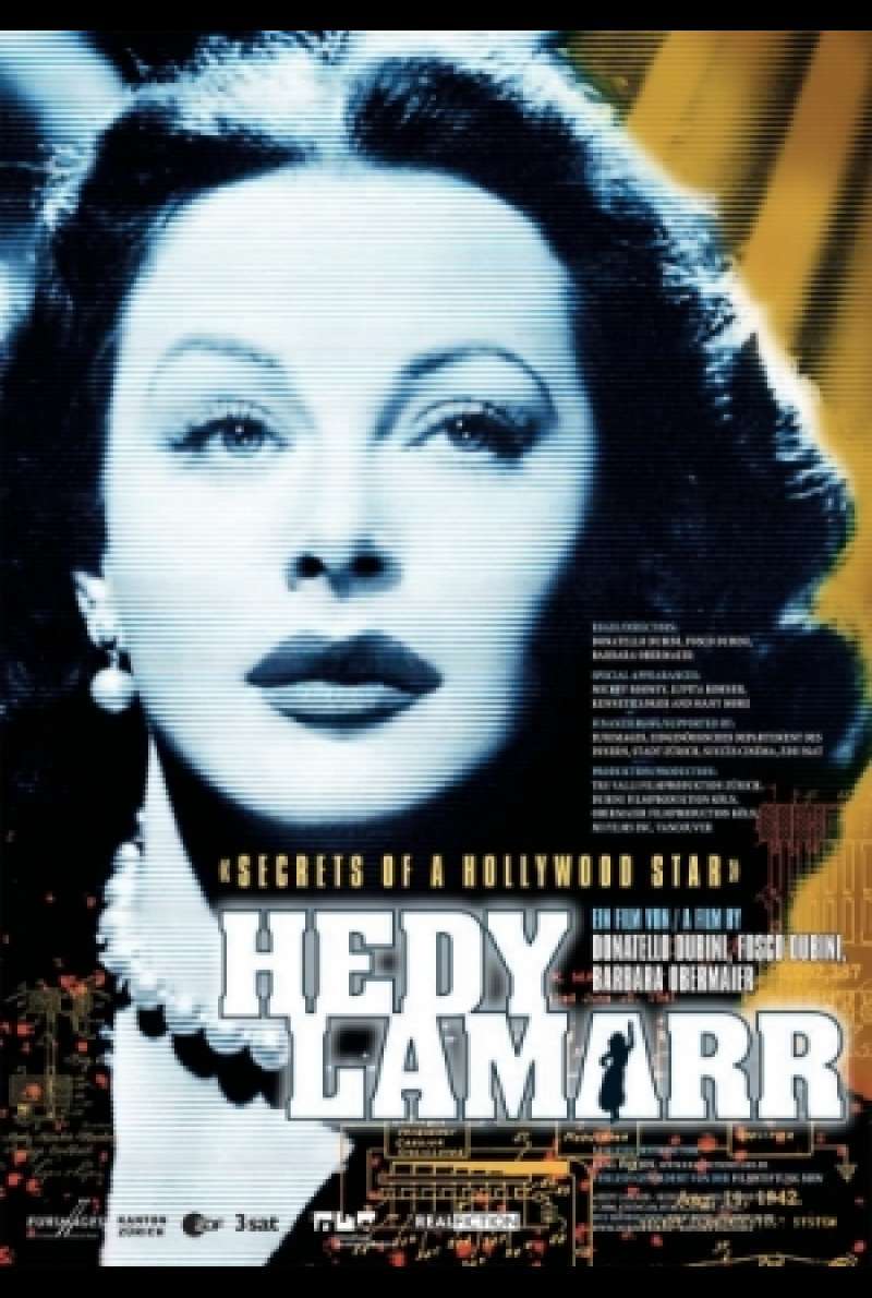 Filmplakat Hedy Lamarr - Secrets of a Hollywood Diva von von Donatello Dubini, Fosco Dubini und Barbara Obermaier