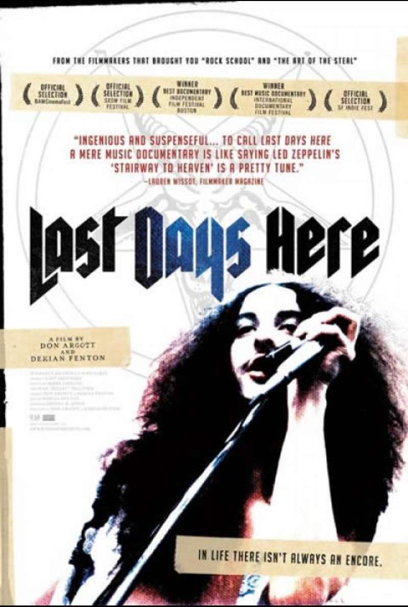 Last Days Here - Filmplakat (US)