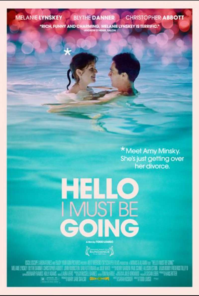 Hello I Must Be Going - Filmplakat (US)
