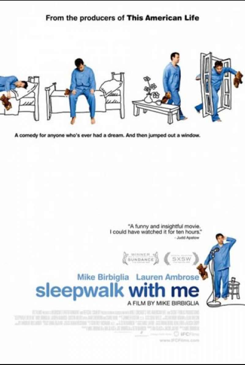 Sleepwalk with Me - Filmplakat (US)