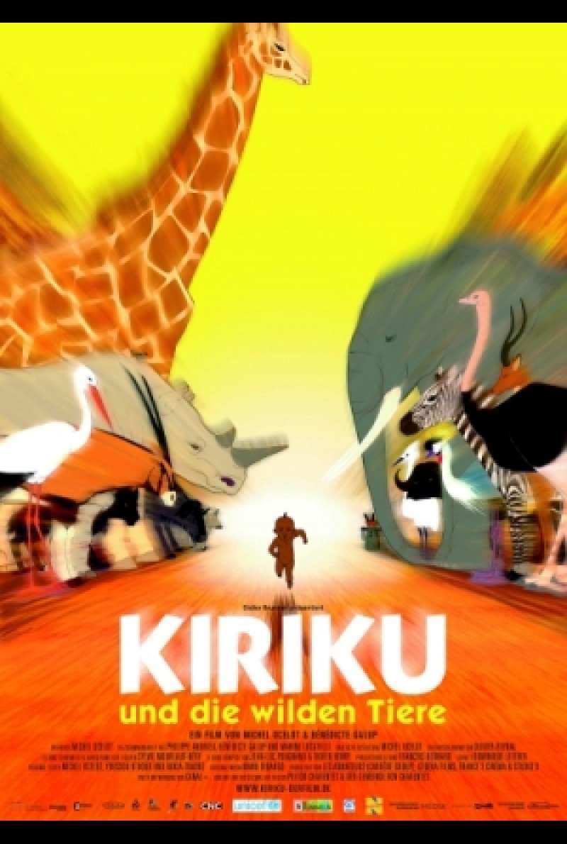 Filmplakat Kiriku und die wilden Tiere / Kirikou et les bêtes sauvages von Michel Ocelot und Bénédicte Galup