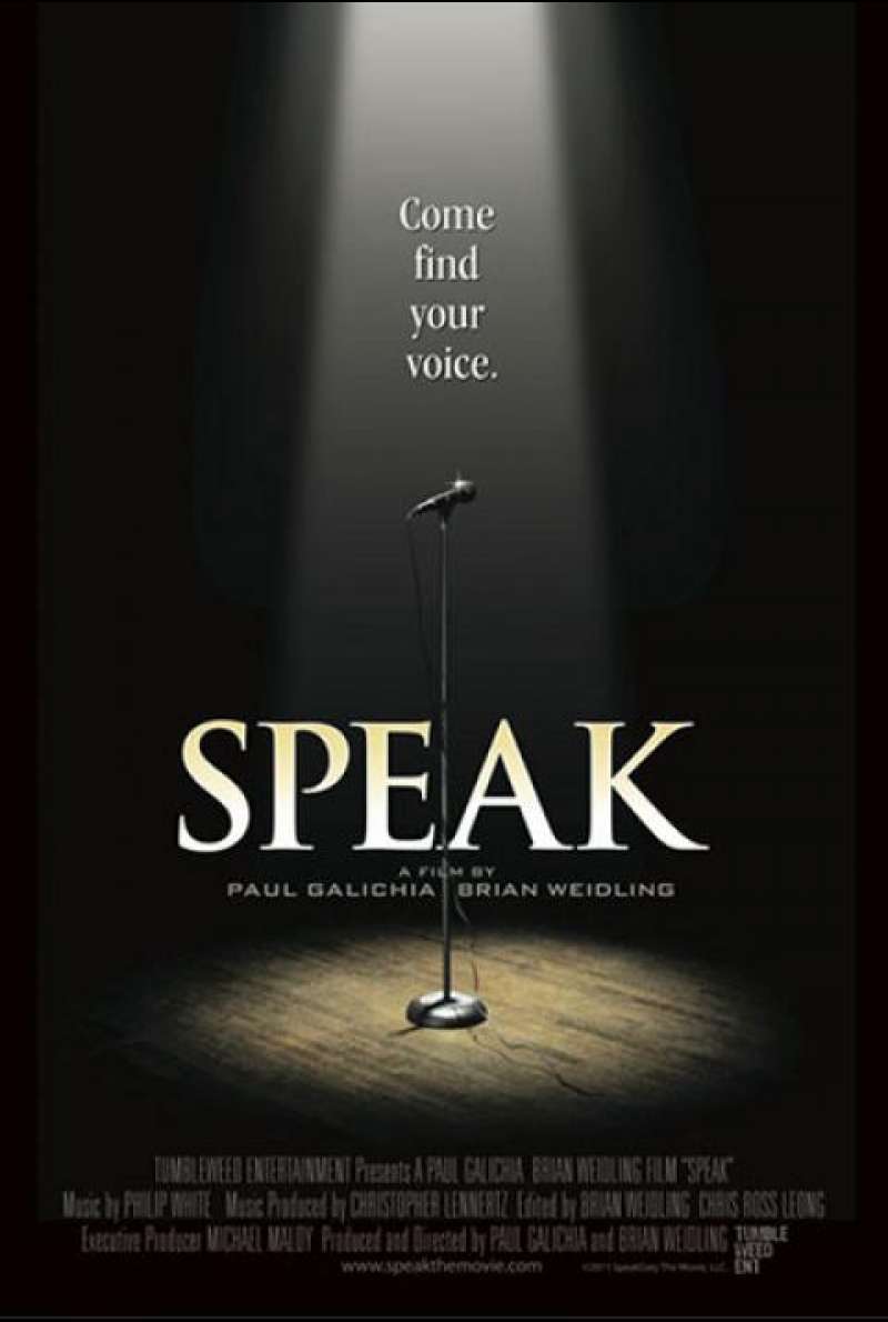 Speak - Filmplakat (US)