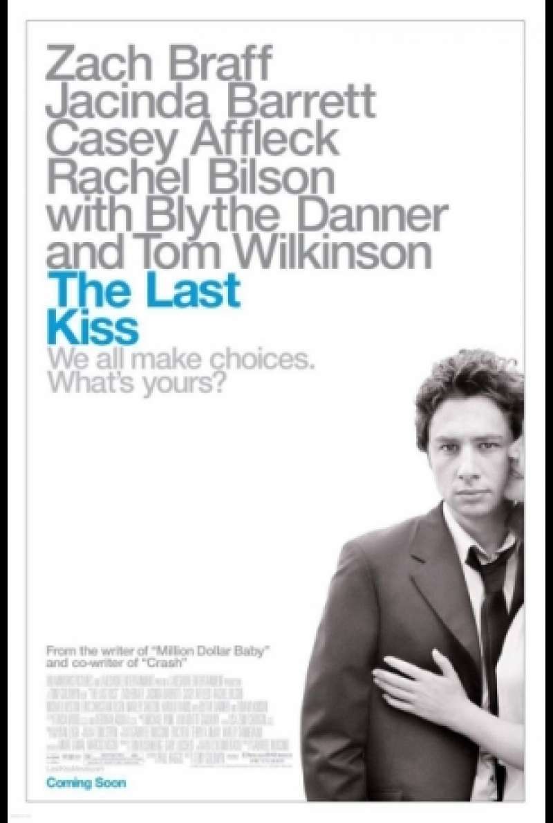 Amerikanisches Filmplakat zu Der letzte Kuss / The Last Kiss von Tony Goldwyn