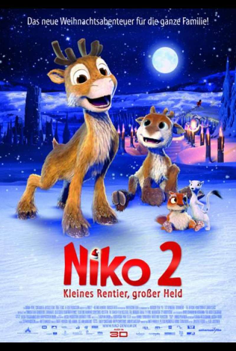 Niko 2 - Kleines Rentier, großer Held - Filmplakat